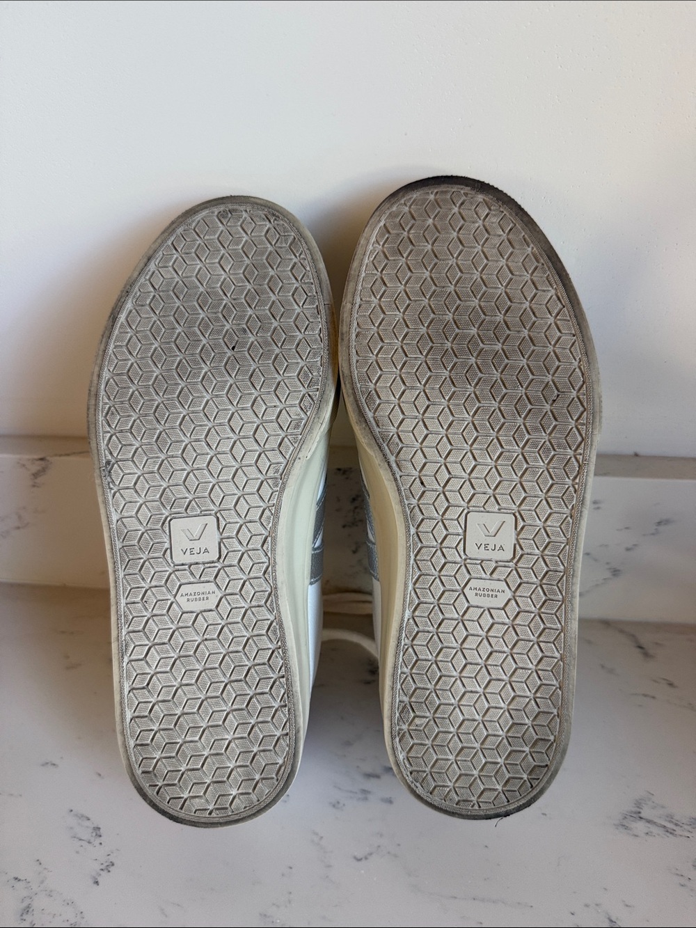 Veja Campo Sneakers Color White Silver Ultraviolet women’s size 7.5 - Picture 10 of 12